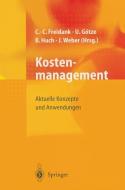 Kostenmanagement edito da Springer Berlin Heidelberg