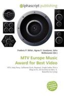 Mtv Europe Music Award For Best Video edito da Betascript Publishing