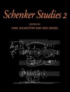 Schenker Studies 2 edito da Cambridge University Press