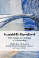Accountability Reconsidered edito da Cambridge University Press
