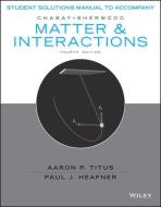 Student Solutions Manual to Accompany Matter and Interactions, 4e di Ruth W. Chabay, Bruce A. Sherwood edito da WILEY