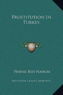 Prostitution in Turkey di Pinhas Ben Nahum edito da Kessinger Publishing