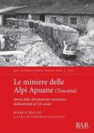 Le Miniere Delle Alpi Apuane Meridionali (Toscana) di Marco Baldi edito da BAR Publishing