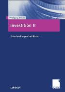 Investition II di Wolfgang Breuer edito da Gabler Verlag