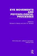 Eye Movements and Psychological Processes edito da Taylor & Francis Ltd