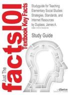 Studyguide For Teaching Elementary Social Studies di Cram101 Textbook Reviews edito da Cram101