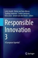 Responsible Innovation 3 edito da Springer International Publishing