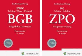 Bundle BGB Kommentar 19. Auflage und ZPO Kommentar 16. Auflage edito da Hermann Luchterhand Verla