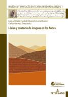 Léxico y contacto de lenguas en los Andes edito da Peter Lang