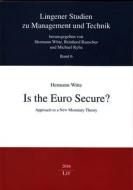 Witte, H: Is the Euro Secure? di Hermann Witte edito da Lit Verlag