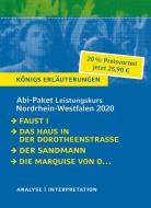 Abitur Deutsch Leistungskurs Nordrhein-Westfalen 2020 - Königs Erläuterungen-Paket. di Johann Wolfgang von Goethe, Heinrich Von Kleist, E. T. A. Hoffmann, Hartmut Lange edito da Bange C. GmbH