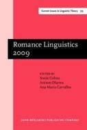Romance Linguistics 2009 edito da John Benjamins Publishing Co