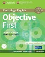 Objective First Student's Book Without Answers With Cd-rom di Annette Capel, Wendy Sharp edito da Cambridge University Press