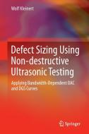 Defect Sizing Using Non-destructive Ultrasonic Testing di Wolf Kleinert edito da Springer-Verlag GmbH