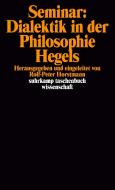 Seminar: Dialektik in der Philosophie Hegels edito da Suhrkamp Verlag AG
