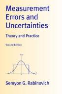 Measurement Errors and Uncertainties: Theory and Practice di Seymon Rabinovich, S. G. Rabinovich, Semyon G. Rabinovich edito da American Institute of Physics