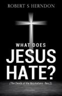 What Does Jesus Hate? di Robert S. Herndon edito da XULON PR