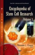 Encyclopedia of Stem Cell Research di Alexander L. Greene edito da Nova Science Publishers Inc