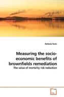 Measuring The Socio-economic Benefits Of Brownfields Remediation di Stefania Tonin edito da Vdm Verlag