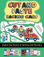 Kids Activity Sheets (Cut and paste - Racing Cars) di James Manning edito da Best Activity Books for Kids