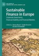 Sustainable Finance In Europe edito da Springer Nature Switzerland AG