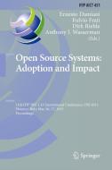 Open Source Systems: Adoption and Impact edito da Springer-Verlag GmbH