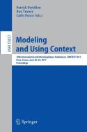 Modeling and Using Context edito da Springer International Publishing