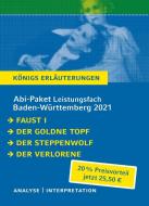 Abitur-Paket Baden-Württemberg 2021 Leistungsfach - Königs Erläuterungen di Johann Wolfgang von Goethe, E. T. A. Hoffmann, Hermann Hesse, Hans-Ulrich Treichel edito da Bange C. GmbH