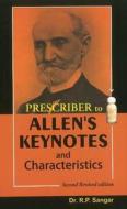 Prescriber to Allen's Keynotes & Characteristics di Dr R. P. Sangar edito da B Jain Publishers Pvt Ltd