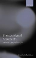Transcendental Arguments Problems and Prospects di Clarrmont Stern edito da OXFORD UNIV PR