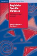 English for Specific Purposes di Tom Hutchinson, Alan Waters edito da Cambridge University Press