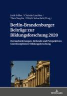 Berlin-brandenburger Beitraege Zur Bildungsforschung 2020 edito da Peter Lang Ag