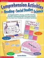 Comprehension Activities for Reading in Social Studies and Science di LeAnn Nickelsen edito da Teaching Resources