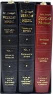 Saint Joseph Weekday & Sunday Missal Gift Set edito da Catholic Book Publishing Corp