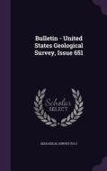 Bulletin - United States Geological Survey, Issue 651 edito da Palala Press