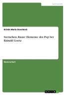 Sternchen, Raute: Elemente des Pop bei Rainald Goetz di Kristin Maria Steenbock edito da GRIN Verlag