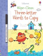 Wipe-clean Three-letter Words To Copy di Jane Bingham edito da Usborne Publishing Ltd
