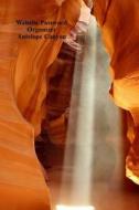 Website Password Organizer Antelope Canyon: Never Worry about Forgetting Your Website Password or Login Again! di Unique Journal edito da Createspace