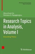 Research Topics in Analysis, Volume I di Nikolaos S. Papageorgiou, Shouchuan Hu edito da Springer International Publishing