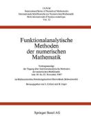 Funktionalanalytische Methoden der numerischen Mathematik di Collatz, Unger edito da Birkhäuser Basel