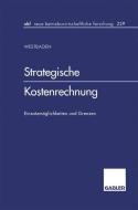 Strategische Kostenrechnung di Axel Baden edito da Gabler Verlag