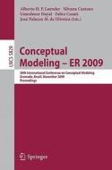 Conceptual Modeling - Er 2009 edito da Springer-verlag Berlin And Heidelberg Gmbh & Co. Kg