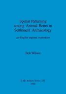 Spatial Patterning Among Animal Bones in Settlement Archaeology di Bob Wilson edito da British Archaeological Association