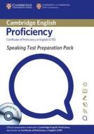 Speaking Test Preparation Pack For Cpe Paperback With Dvd di Cambridge ESOL edito da University Of Cambridge Esol Examinations