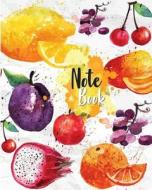 Notebook: Cute Colorful Fruits Cover: Journal Notebook Diary (4 Inside Patterns): Lined, Dot Grid, Line Grid, Blank No Lined, To di M. J. Journal edito da Createspace Independent Publishing Platform