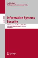 Information Systems Security edito da Springer International Publishing