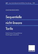 Sequentielle nicht-lineare Tarife di Joachim Büschken edito da Gabler Verlag
