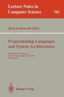 Programming Languages and System Architectures edito da Springer Berlin Heidelberg