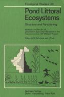 Pond Littoral Ecosystems edito da Springer Berlin Heidelberg