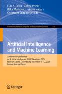 Artificial Intelligence And Machine Learning edito da Springer Nature Switzerland AG
